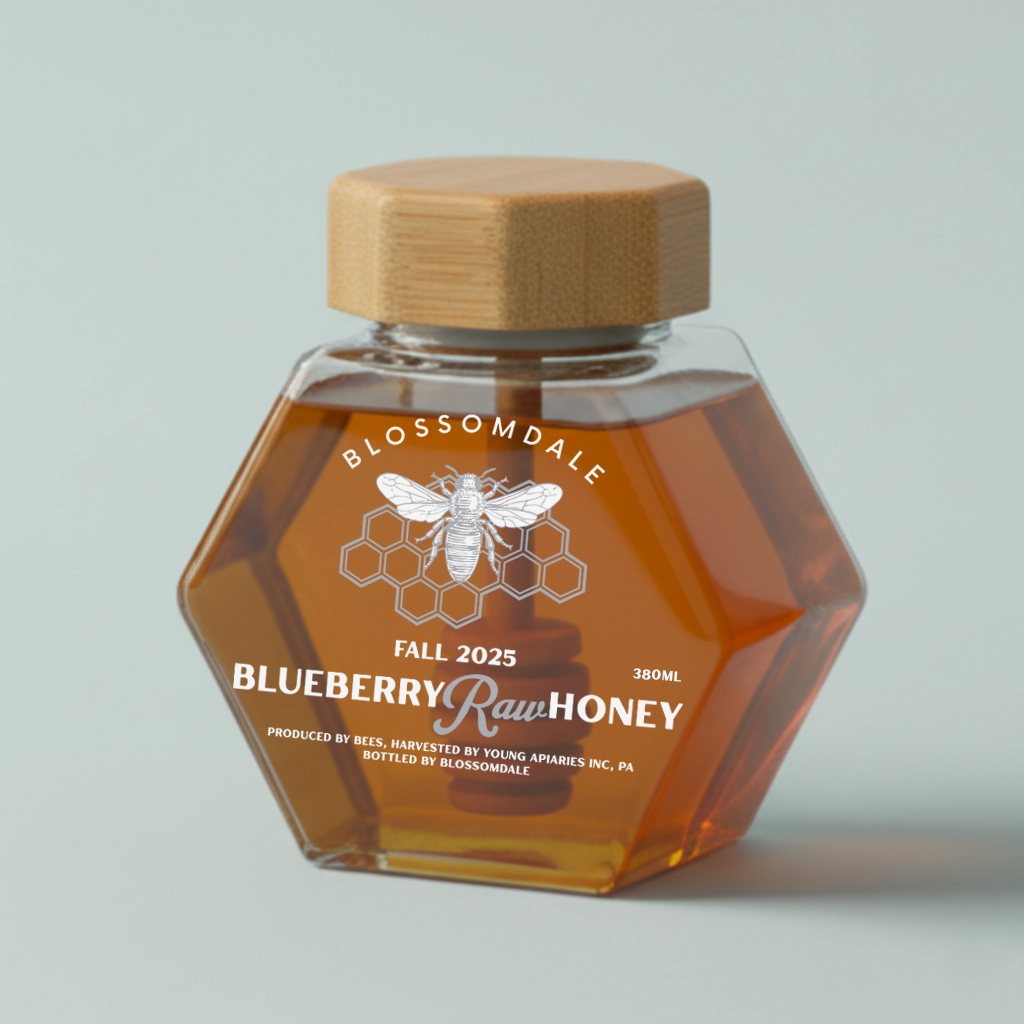 Blueberry Organic Raw Honey