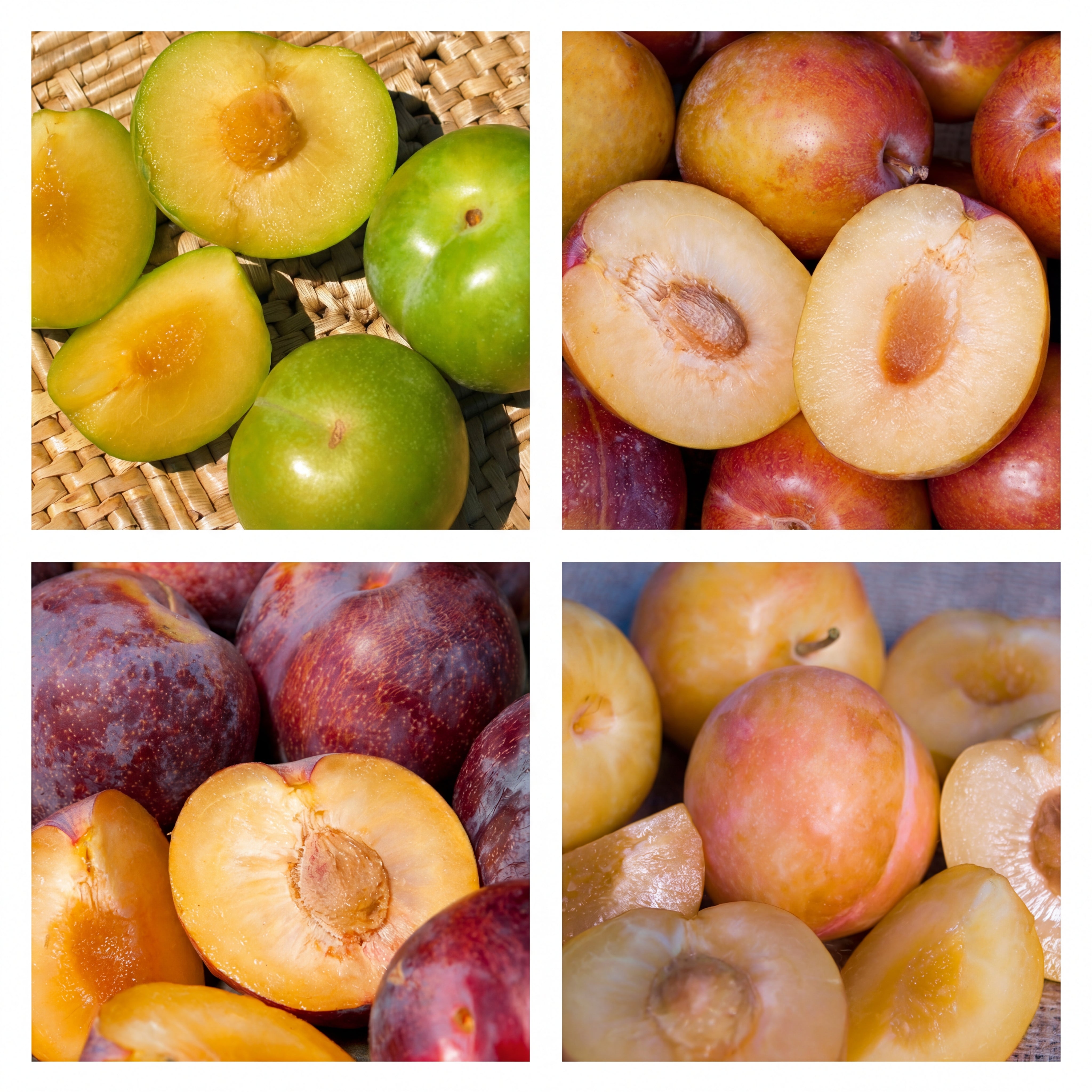 4-in-1 "Zee Sweet Nuggets" Pluot Tree