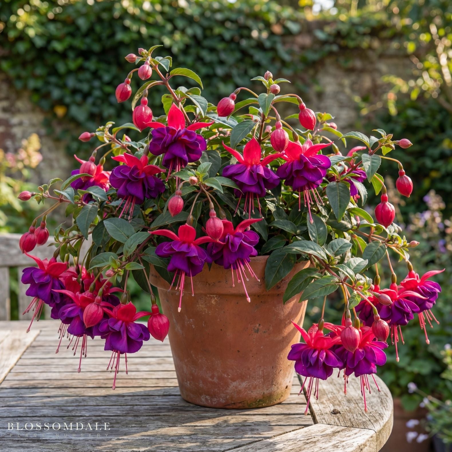 Fuchsia Windchimes 'Double Dark Eyes'