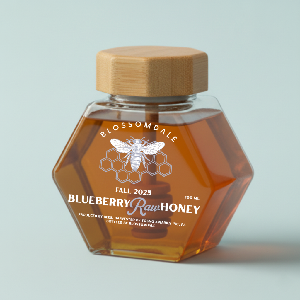 Blueberry Organic Raw Honey